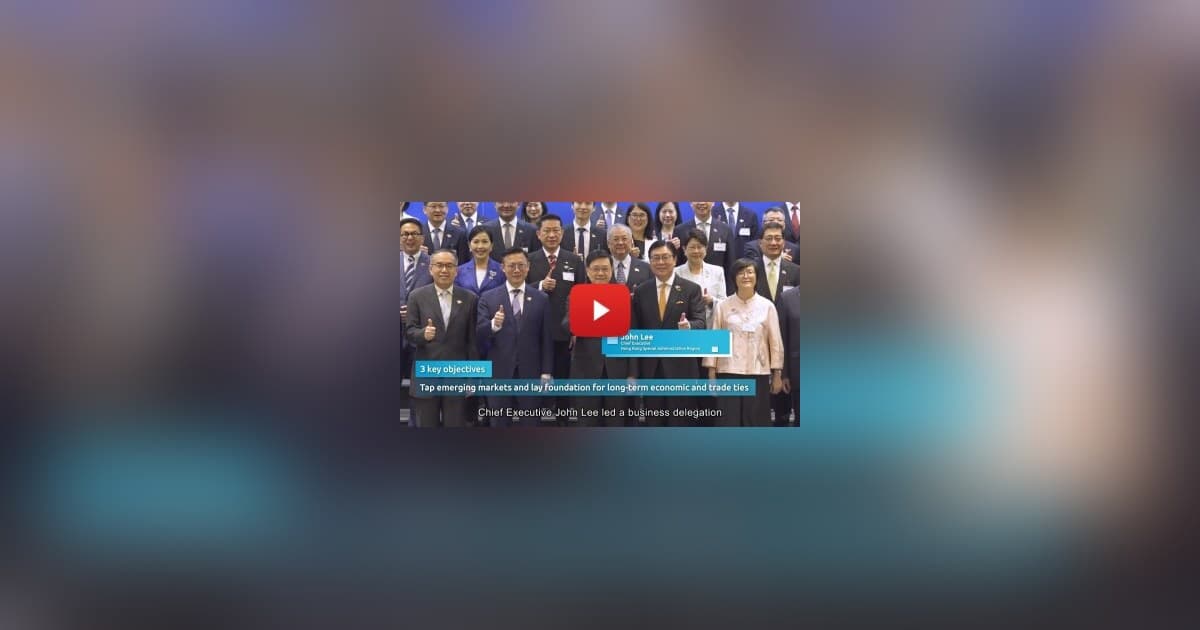 Hong Kong Delegation Forges New Economic Ties with Central Asia
