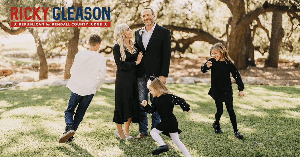 Kendall County Judge Candidate Ricky Gleason Urges Early Voting Feb 17-27, Highlighting Local Election Impact