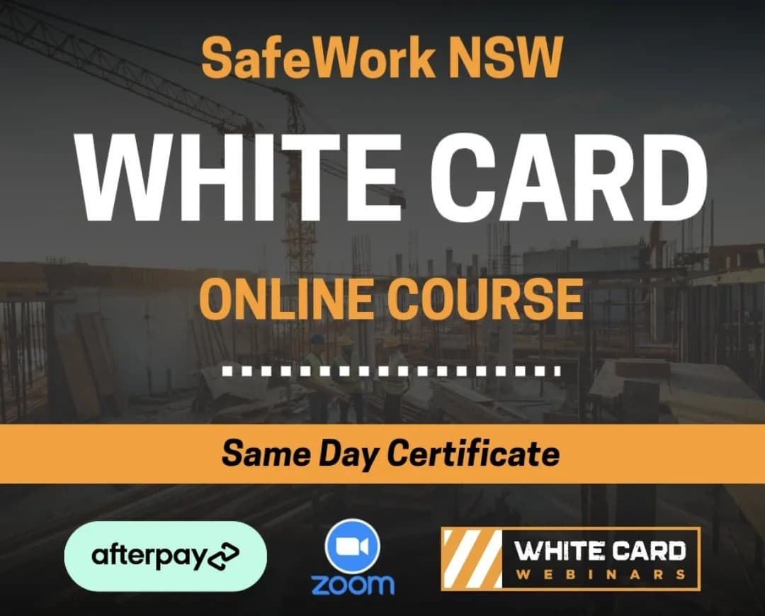 Online White Card Training in NSW Gains Popularity for Convenience and Speed