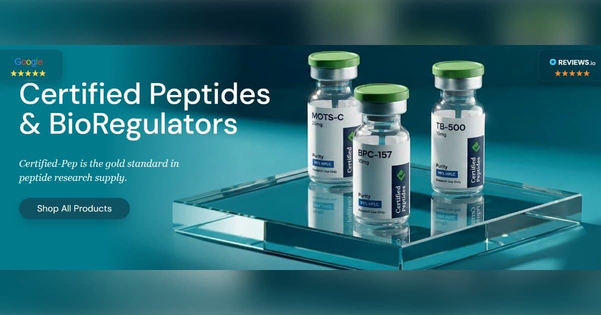 Certified-PEP Highlights U.S.-Made Research Peptide Portfolio Backed by Independent Batch Testing
