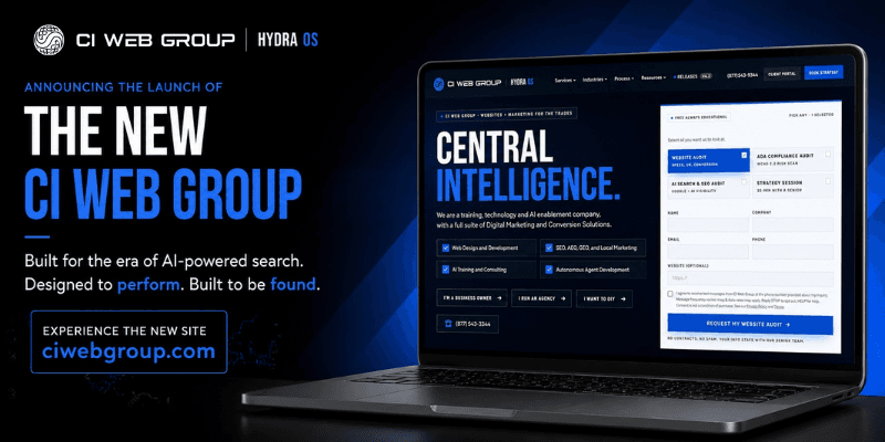 CI Web Group Relaunches Website to Optimize for AI-Powered Search and Answer Engines