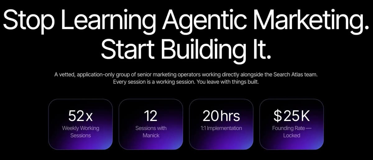Search Atlas Launches Agentic Marketing Mastermind Program to Transform Agency Digital Marketing Strategies