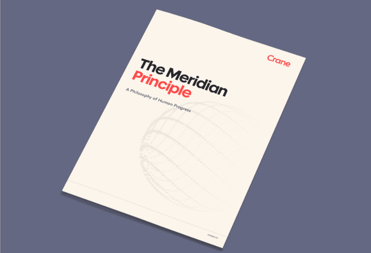 Crane Venture Partners Unveils Meridian Principle, a Philosophy for AI-Driven Human Progress