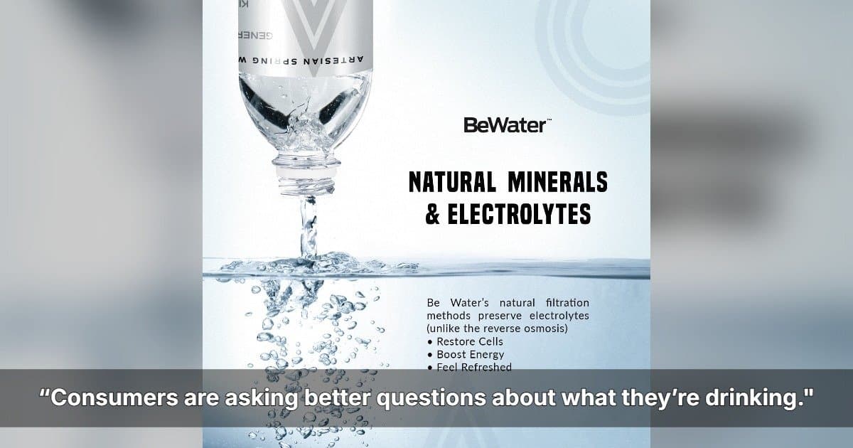 Microplastics Concerns Reshape Bottled Water Market as Be Water Emphasizes Natural Sourcing and Packaging Integrity
