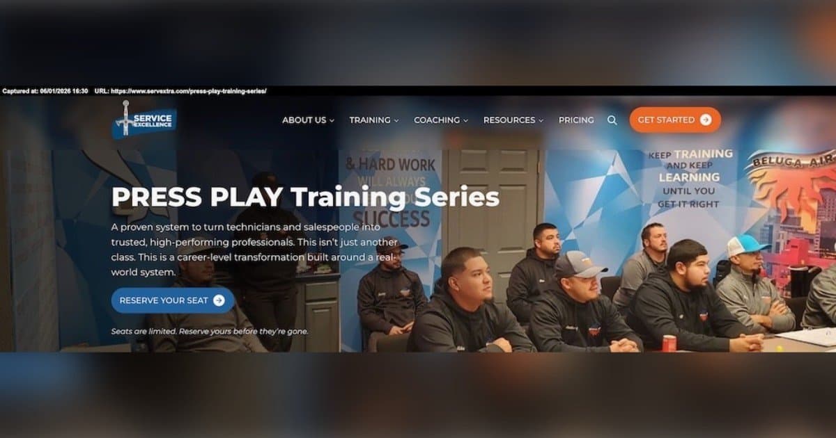 Service Excellence Celebrates 14 Years of PRESS PLAY Live Training, Emphasizing Practical Communication Skills for Home Service Teams