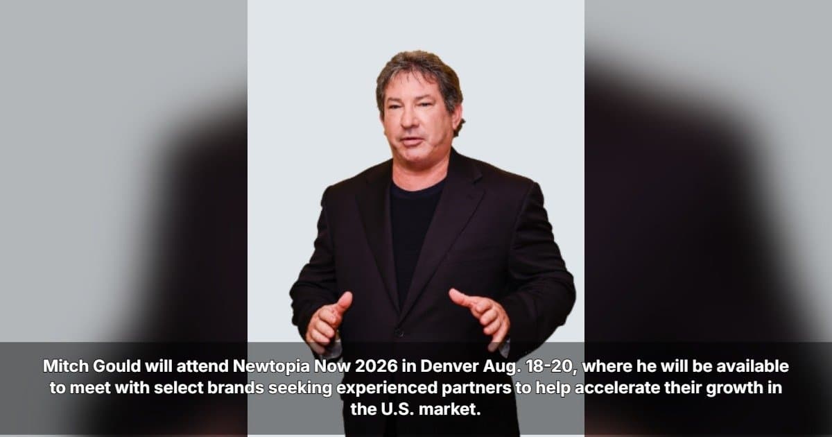 NPI's Mitch Gould to Meet with Select Brands at Newtopia Now 2026