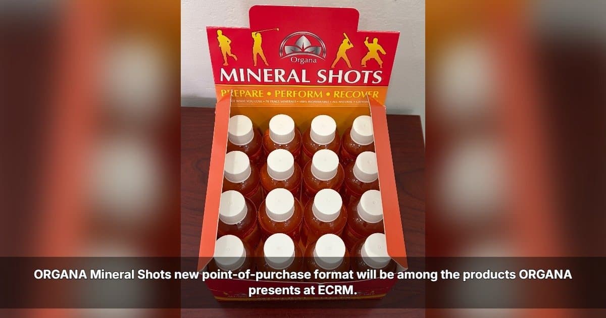 ORGANA International to Showcase New Mineral Shots Display at ECRM Session
