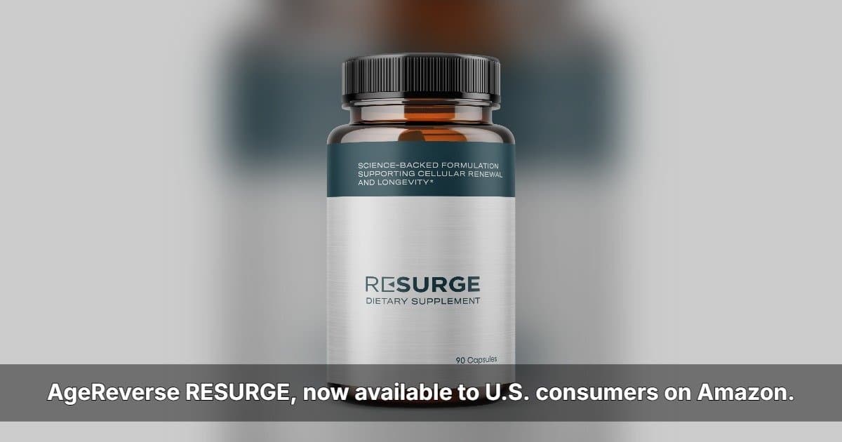 AgeReverse to Showcase RESURGE at ECRM Session Amid U.S. Expansion