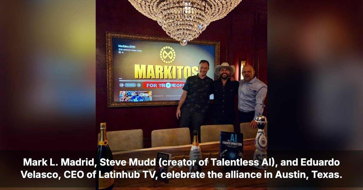 Mark L. Madrid and Latinhub TV Partner to Launch AI-Powered 'Markitos' and Expand Global Media Reach